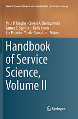 Couverture cartonnée Handbook of Service Science, Volume II de 