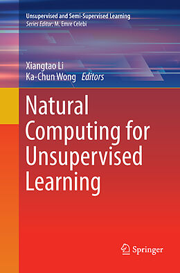 Couverture cartonnée Natural Computing for Unsupervised Learning de 