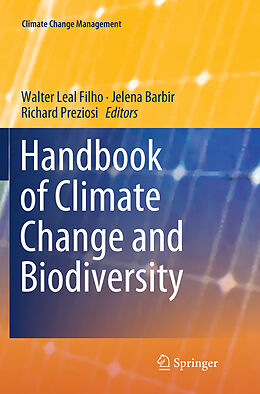 Kartonierter Einband Handbook of Climate Change and Biodiversity von 