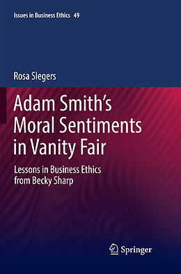 Kartonierter Einband Adam Smith s Moral Sentiments in Vanity Fair von Rosa Slegers