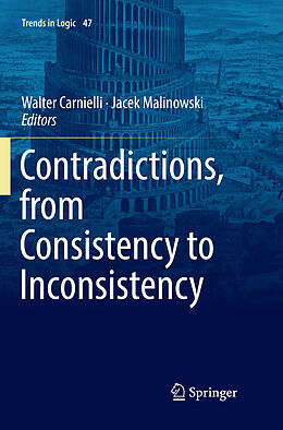 Couverture cartonnée Contradictions, from Consistency to Inconsistency de 