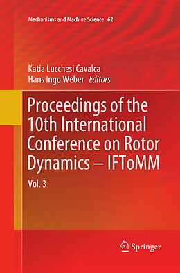 Kartonierter Einband Proceedings of the 10th International Conference on Rotor Dynamics   IFToMM von 