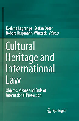 Kartonierter Einband Cultural Heritage and International Law von 