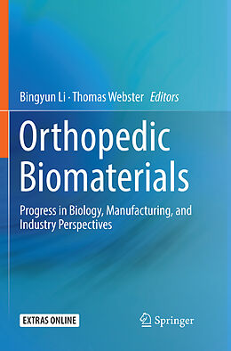 Couverture cartonnée Orthopedic Biomaterials de 