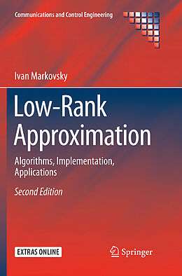 Couverture cartonnée Low-Rank Approximation de Ivan Markovsky