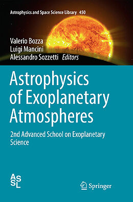 Kartonierter Einband Astrophysics of Exoplanetary Atmospheres von 