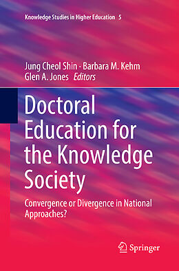 Couverture cartonnée Doctoral Education for the Knowledge Society de 