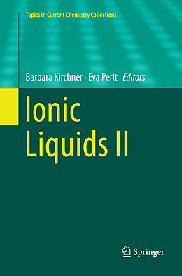 Couverture cartonnée Ionic Liquids II de 