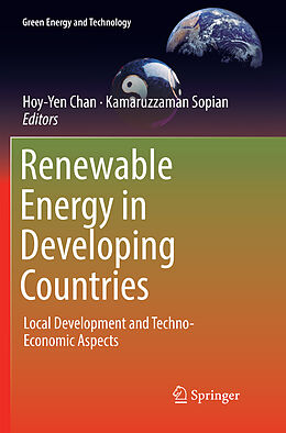 Couverture cartonnée Renewable Energy in Developing Countries de 