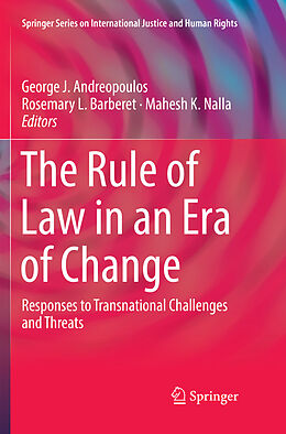 Couverture cartonnée The Rule of Law in an Era of Change de 