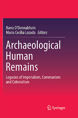 Couverture cartonnée Archaeological Human Remains de 