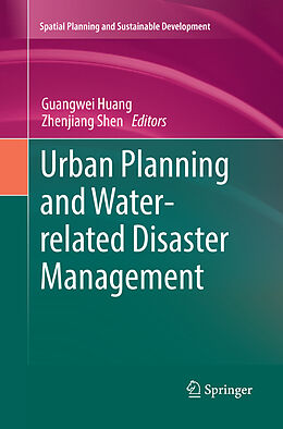 Couverture cartonnée Urban Planning and Water-related Disaster Management de 
