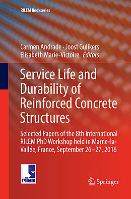 Couverture cartonnée Service Life and Durability of Reinforced Concrete Structures de 