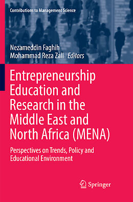 Couverture cartonnée Entrepreneurship Education and Research in the Middle East and North Africa (MENA) de 