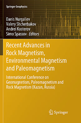 Couverture cartonnée Recent Advances in Rock Magnetism, Environmental Magnetism and Paleomagnetism de 