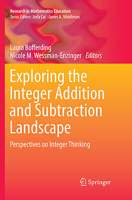 Couverture cartonnée Exploring the Integer Addition and Subtraction Landscape de 