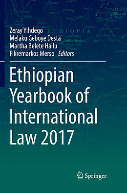 Couverture cartonnée Ethiopian Yearbook of International Law 2017 de 