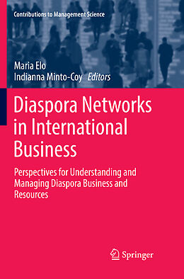 Couverture cartonnée Diaspora Networks in International Business de 