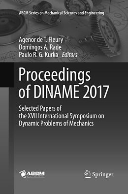 Couverture cartonnée Proceedings of DINAME 2017 de 