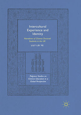 Couverture cartonnée Intercultural Experience and Identity de Lily Lei Ye