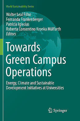 Kartonierter Einband Towards Green Campus Operations von 