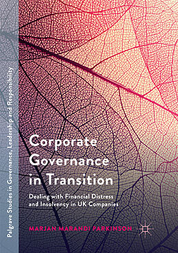 Kartonierter Einband Corporate Governance in Transition von Marjan Marandi Parkinson