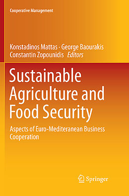 Couverture cartonnée Sustainable Agriculture and Food Security de 