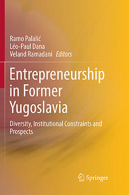 Kartonierter Einband Entrepreneurship in Former Yugoslavia von 