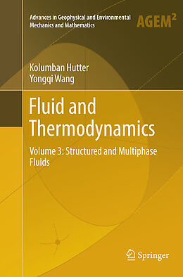 Couverture cartonnée Fluid and Thermodynamics de Yongqi Wang, Kolumban Hutter