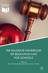 Kartonierter Einband The Palgrave Handbook of Education Law for Schools von