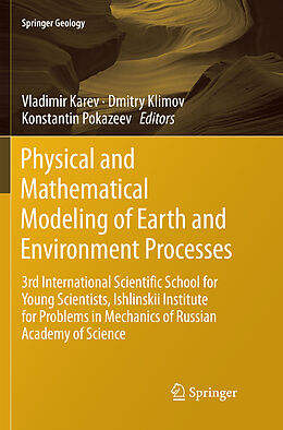 Couverture cartonnée Physical and Mathematical Modeling of Earth and Environment Processes de 