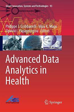 Kartonierter Einband Advanced Data Analytics in Health von 