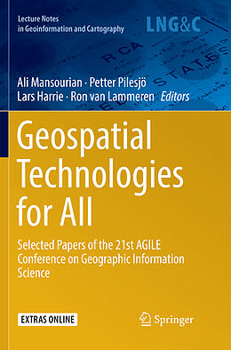 Kartonierter Einband Geospatial Technologies for All von 