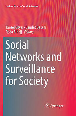 Kartonierter Einband Social Networks and Surveillance for Society von 