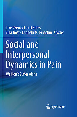 Couverture cartonnée Social and Interpersonal Dynamics in Pain de 