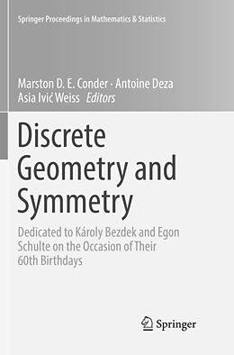 Couverture cartonnée Discrete Geometry and Symmetry de 