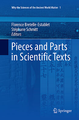 Couverture cartonnée Pieces and Parts in Scientific Texts de 