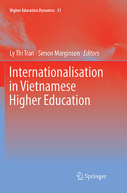 Couverture cartonnée Internationalisation in Vietnamese Higher Education de 