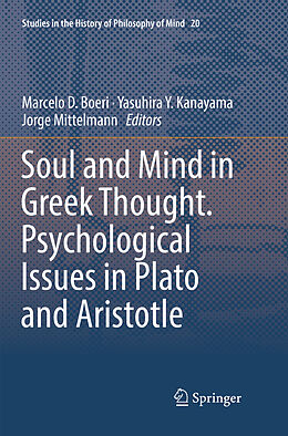 Kartonierter Einband Soul and Mind in Greek Thought. Psychological Issues in Plato and Aristotle von 