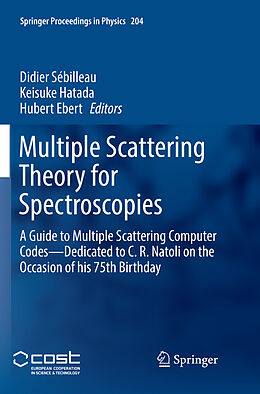 Kartonierter Einband Multiple Scattering Theory for Spectroscopies von 