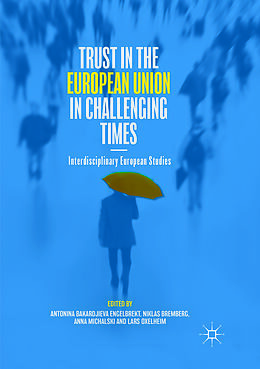 Couverture cartonnée Trust in the European Union in Challenging Times de 