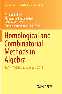 Couverture cartonnée Homological and Combinatorial Methods in Algebra de 