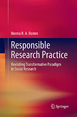 Couverture cartonnée Responsible Research Practice de Norma Ra Romm