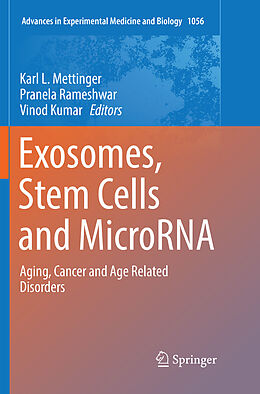 Kartonierter Einband Exosomes, Stem Cells and MicroRNA von 