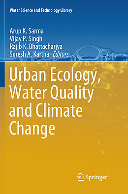 Couverture cartonnée Urban Ecology, Water Quality and Climate Change de 