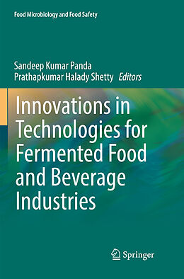 Couverture cartonnée Innovations in Technologies for Fermented Food and Beverage Industries de 