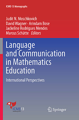 Couverture cartonnée Language and Communication in Mathematics Education de 