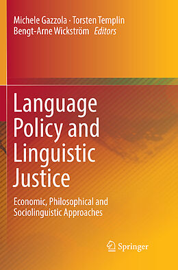 Couverture cartonnée Language Policy and Linguistic Justice de 