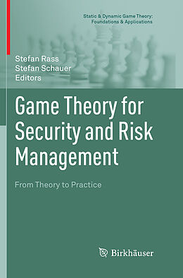 Kartonierter Einband Game Theory for Security and Risk Management von 