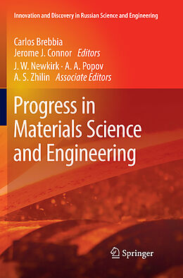 Couverture cartonnée Progress in Materials Science and Engineering de 